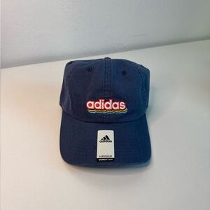 Adidas Dark Blue Cap with Multicolor Logo